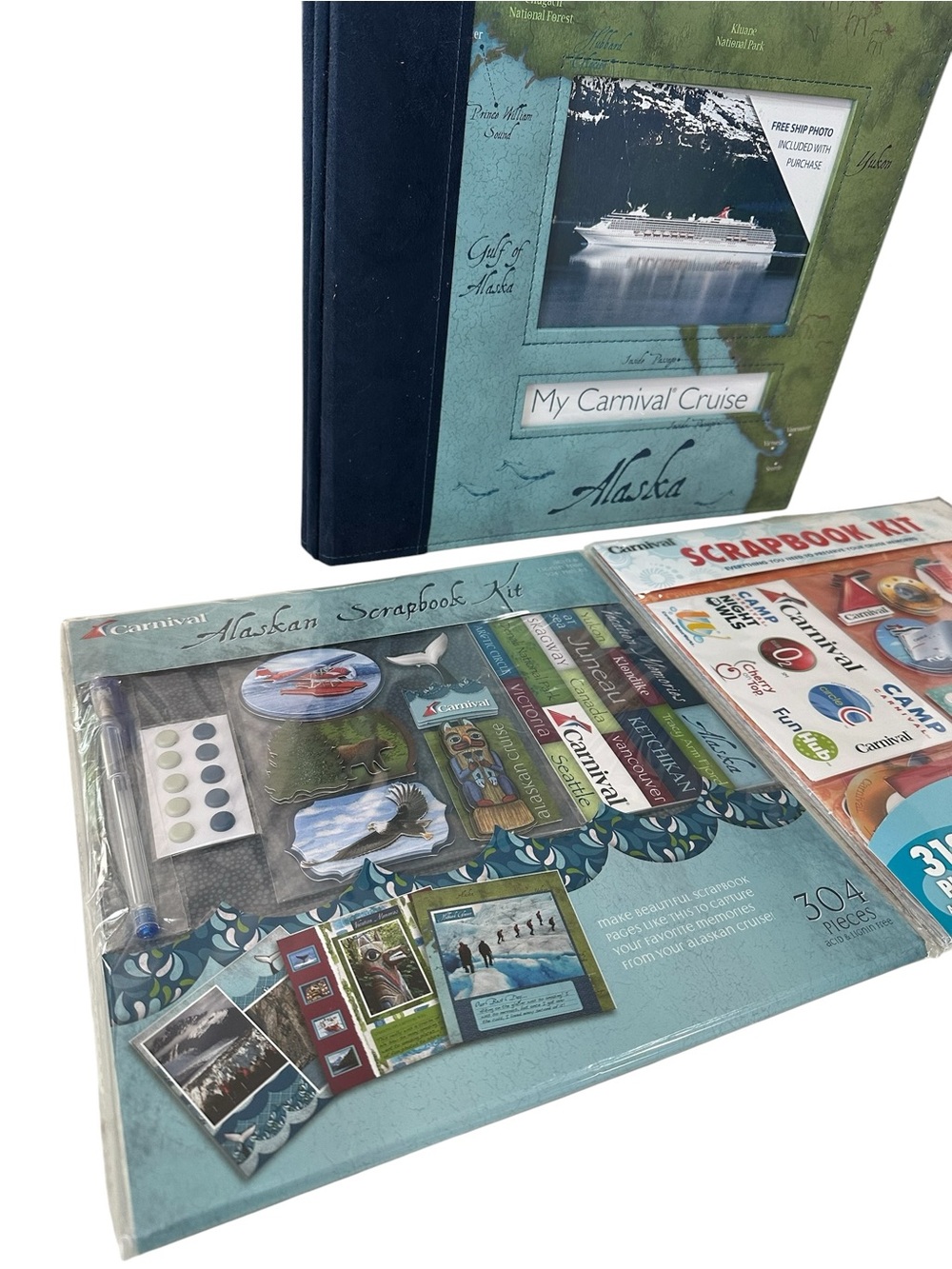 Carnival Cruise Alaska Photo Scrapbook w/ 2 Kits - Picture 13 of 16